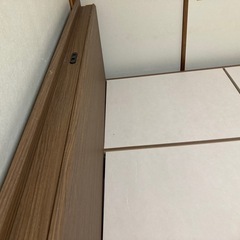 ニトリ　ベットフレーム　クイーンサイズの画像