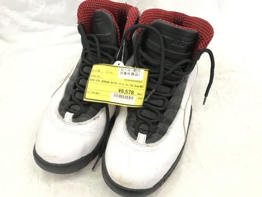 NIKE/AIR JORDAN RETRO 10 スニーカー/28.0cm/WHT