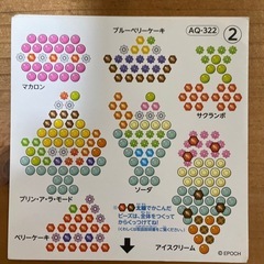 アクアビーズ　シートの画像