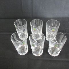 　CRYSTAL  GLASS(HOYA)	直径6.2cm×高さ...