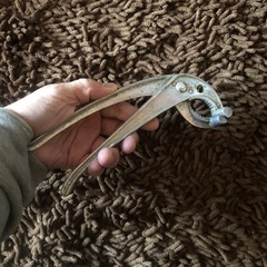 中古　アルミ製　やっとこ　鍋用　韓国石焼ビビンバなどの画像