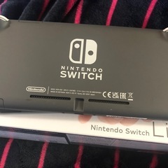 NintendoSwitchLiteグレー箱付きの画像