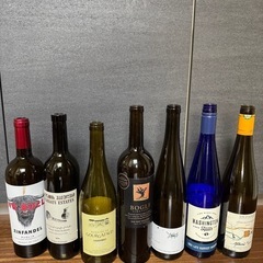 まとめてもらってくれる方歓迎　空ボトル　ワインの画像