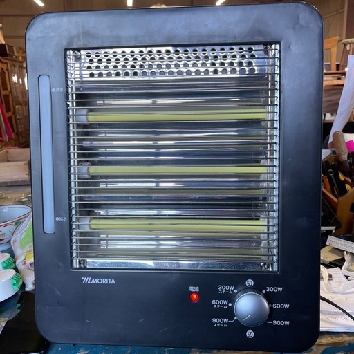MORITA スチーム機能付き　電気ストーブ