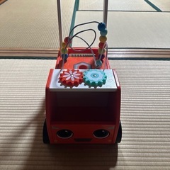 消防車？の手押し車の画像