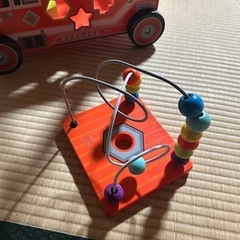 消防車？の手押し車の画像