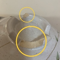 ☺️土鍋　8号　3〜4人用　25✖️h8cm➕蓋　ニトリ　灰色柄の画像