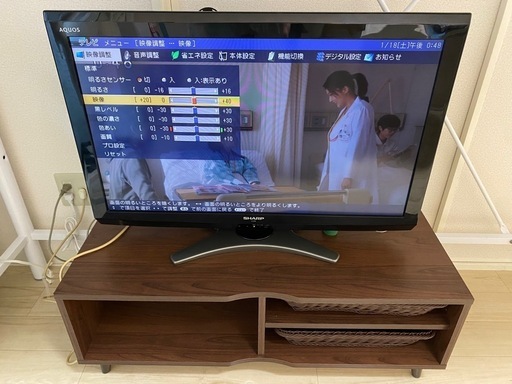 液晶テレビとテレビ台セット