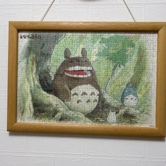 ジブリ　パズル　トトロ　枠つきの画像