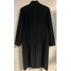 黒ウール立襟ロングコート　今月末まで！の画像