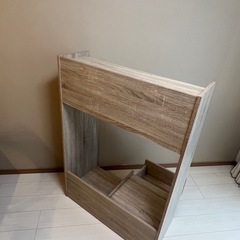 引き出し収納付き ハンガーラックの画像