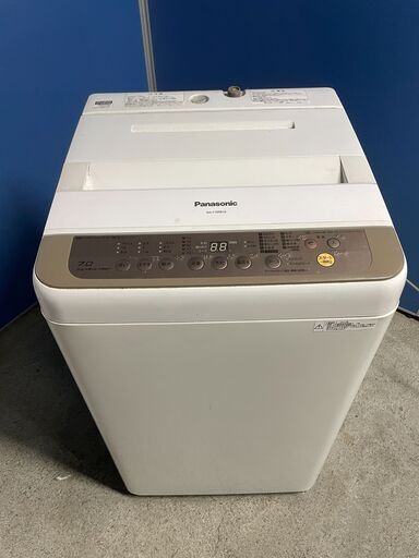 【格安】Panasonic 7.0kg洗濯機 NA-F70PB10 2017年製 通電確認済み 格安 早い者勝ち 引取歓迎 配送OK