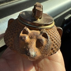 茶釜型 たぬき オイルライター
