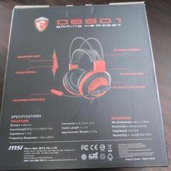 新品未使用　MSI SD501 Gaming Headset　ヘッドフォン　ゲーミングの画像