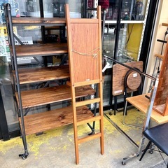 【倉庫保管中】 IDEE idee イデー LADDER MIRROR ANTON brown ラダーミラー ラダー ミラードレッサー アントン ブラウン 姿見の画像