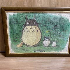 となりのトトロ　パズル完成品　枠つきの画像