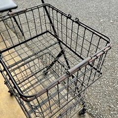 【倉庫保管中】 廃盤品 DULTON ダルトン Dualbasketcart デュアルバスケットカート Model S255-43 インダストリアル 2段バスケットカート カート ヴィンテージ 調の画像