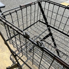 【倉庫保管中】 廃盤品 DULTON ダルトン Dualbasketcart デュアルバスケットカート Model S255-43 インダストリアル 2段バスケットカート カート ヴィンテージ 調の画像