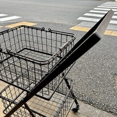 【倉庫保管中】 廃盤品 DULTON ダルトン Dualbasketcart デュアルバスケットカート Model S255-43 インダストリアル 2段バスケットカート カート ヴィンテージ 調の画像