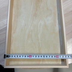 木製トレー　四つセットの画像