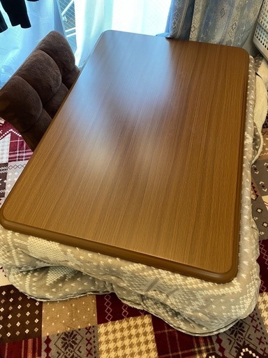 大きめのローテーブル兼こたつ、こたつ布団