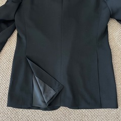 Savile Row ブラックフォーマルスーツ高級礼服カシミア96 A7 結婚式の画像