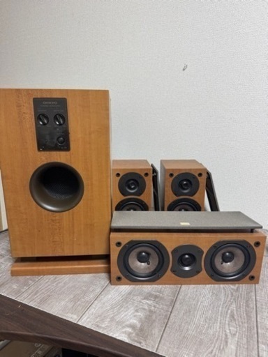 中古☆ONKYOオンキョー スピーカー　POWERED SUBWOOFER  SL-105、D-105C、D-105M