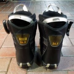 SALOMON 24.5cm スノーボードブーツ KAMOOKS THERMIC FIT ブラック×ブルー スノボブーツ サロモン 札幌市 新道東店の画像
