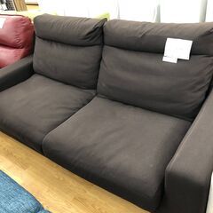 ☆ジモティ割あり☆ 3人掛けソファー ブラウン 茶 W190×D90×H85