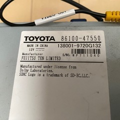 トヨタ純正ナビ DSZT-YC4T ジャンク？の画像
