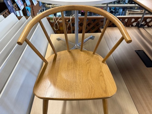 無印良品 オーク材 アームチェア 丸脚MUJI 良品計画 (くらや