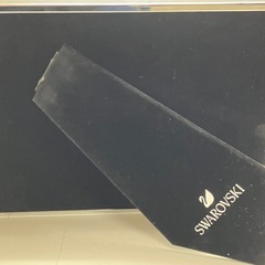 ☆値下げ☆ロ2501-495 SWAROVSKI 置き鏡 シルバー 汚れありの画像