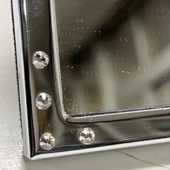 ☆値下げ☆ロ2501-495 SWAROVSKI 置き鏡 シルバー 汚れありの画像