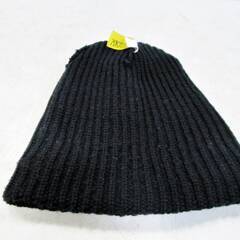 ニューヨークハット USA製　ニット帽　Chunky Cuff　ニットキャップ　ダブル 折り返し NEWYORK HAT　チャンキーカフ　黒　ブラックの画像