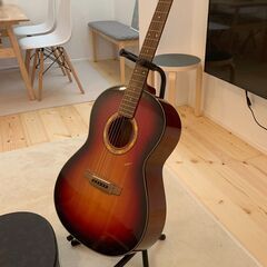 【K.Yairi】ケイヤイリ SR-2E アコースティックギター ＋ ギタースタンド ＋ 譜面台 ＋ 替え弦の画像