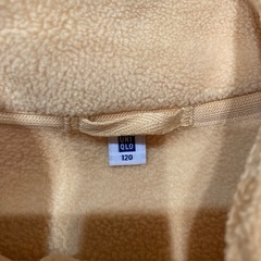 ユニクロ　フリース　120 試着のみ美品の画像
