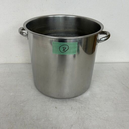 【クローバー】 モリブデン 寸胴鍋 ⑧ 業務用 33φ 耐酸鋼 厨房 店舗用品 飲食店 厨房用品 鍋 両手鍋 N0608