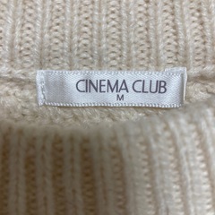 アイボリーニット　M sizeの画像