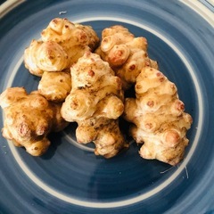 アヒージョで食べると超美味い😋無農薬栽培　　　　菊芋