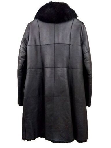 美品 Leilian ラムレザーコート ブラック 9号 羊革×フォックス パッチ 美品 Leilian ラムレザーコート ブラック 9号 羊革×フォックス パッチ