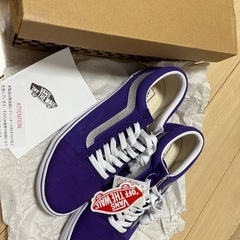 未使用品　VANS OLDSKOOL パープル28cm
