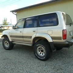 ランドクルーザー　８０　ＶＸ　ＬＩＭＩＴＥＤ　前後センターデフロック付　福島県　伊達市　ランクルの画像