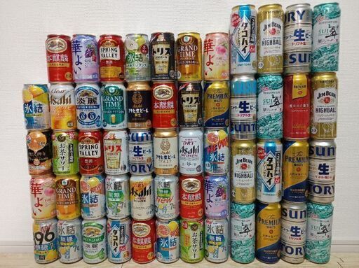 お酒まとめ55本セット　約62本分(350ｍｌ)