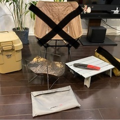 【週末値下】ピコグリル398など焚き火セット