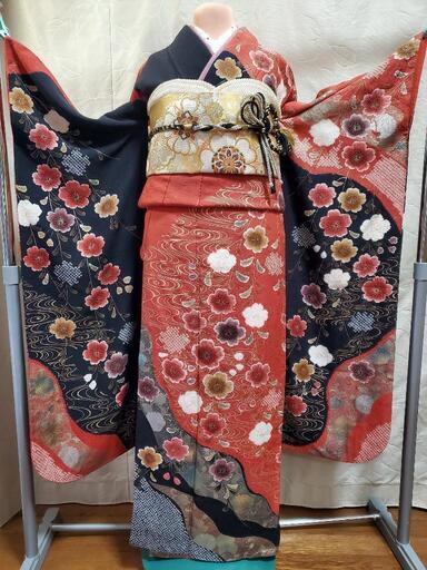 振り袖(59) 長襦袢、袋帯 小物 7点セット