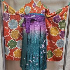 振り袖、袴、長襦袢、半幅帯セットの画像