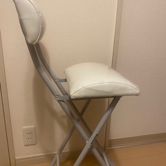 【ニトリ】折り畳み　ハイチェアの画像