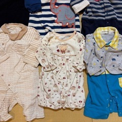 冬用ベビー服60-80まとめての画像