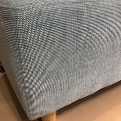 水色   ソファ オットマンの画像
