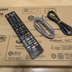 シャープ AQUOSブルーレイ BD-NW510の画像